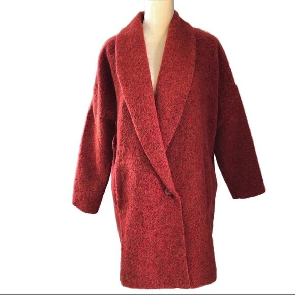 NWT CHEPÈ Giuliana Oversized Coat M Made in Italy - Picture 1 of 9